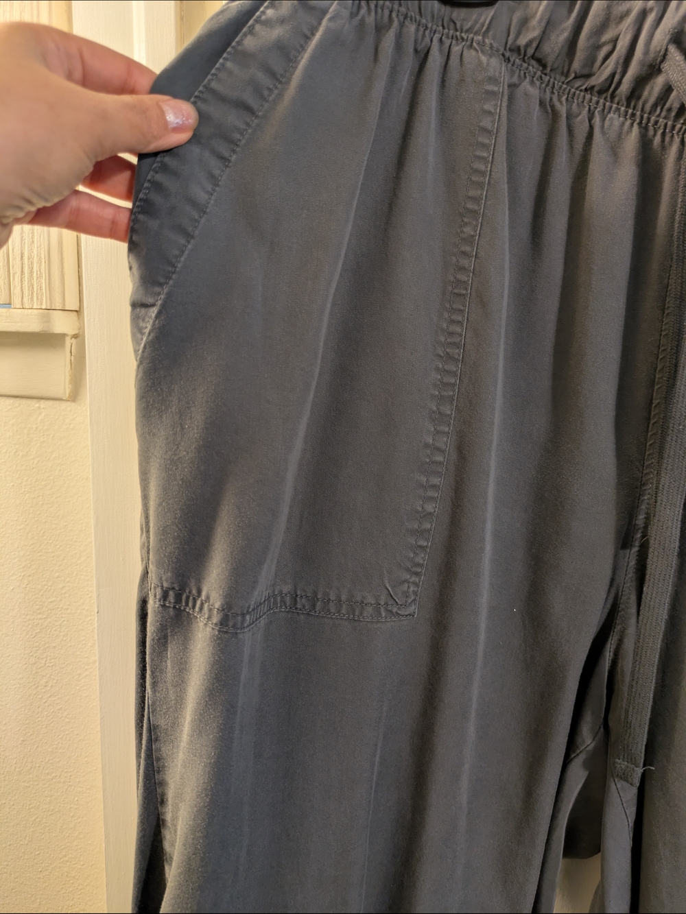 Universal Thread Charcoal Drawstring Pants - Picture 4 of 7